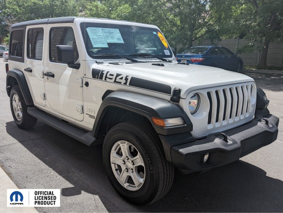 Fits 2018-2025 Jeep JL Wrangler JT Gladiator Side Hood Stripe