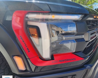 2024-2026 Ford Raptor akcenty reflektorów W Raptor/FP