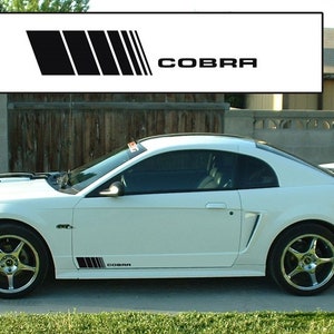 Ford Mustang Cobra Fading Side Stripes