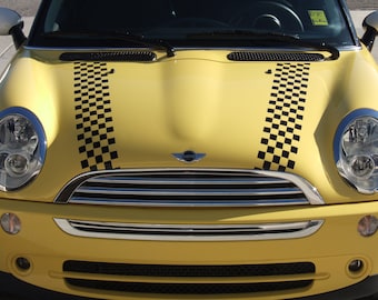 02-21 Mini Cooper Rayas de capó a cuadros España