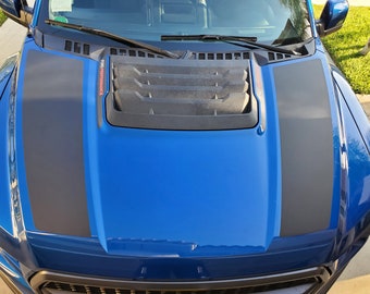 2017-2020 Ford Raptor Dual Hood Graphics Vinyl Stripes Decals