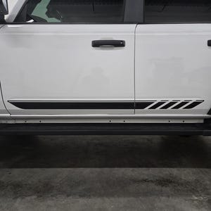 2021-2025 Ford Bronco Lower Side Stripes Fade- Vinyl Decals Graphics Stickers - Pair