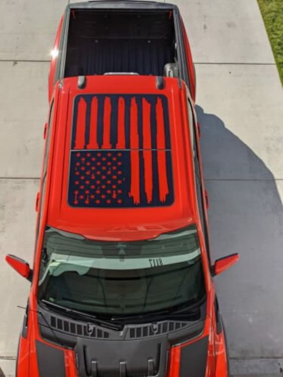 2021 2023 Ford Raptor Dual Panel Moonroof Tattered Flag Sun Roof