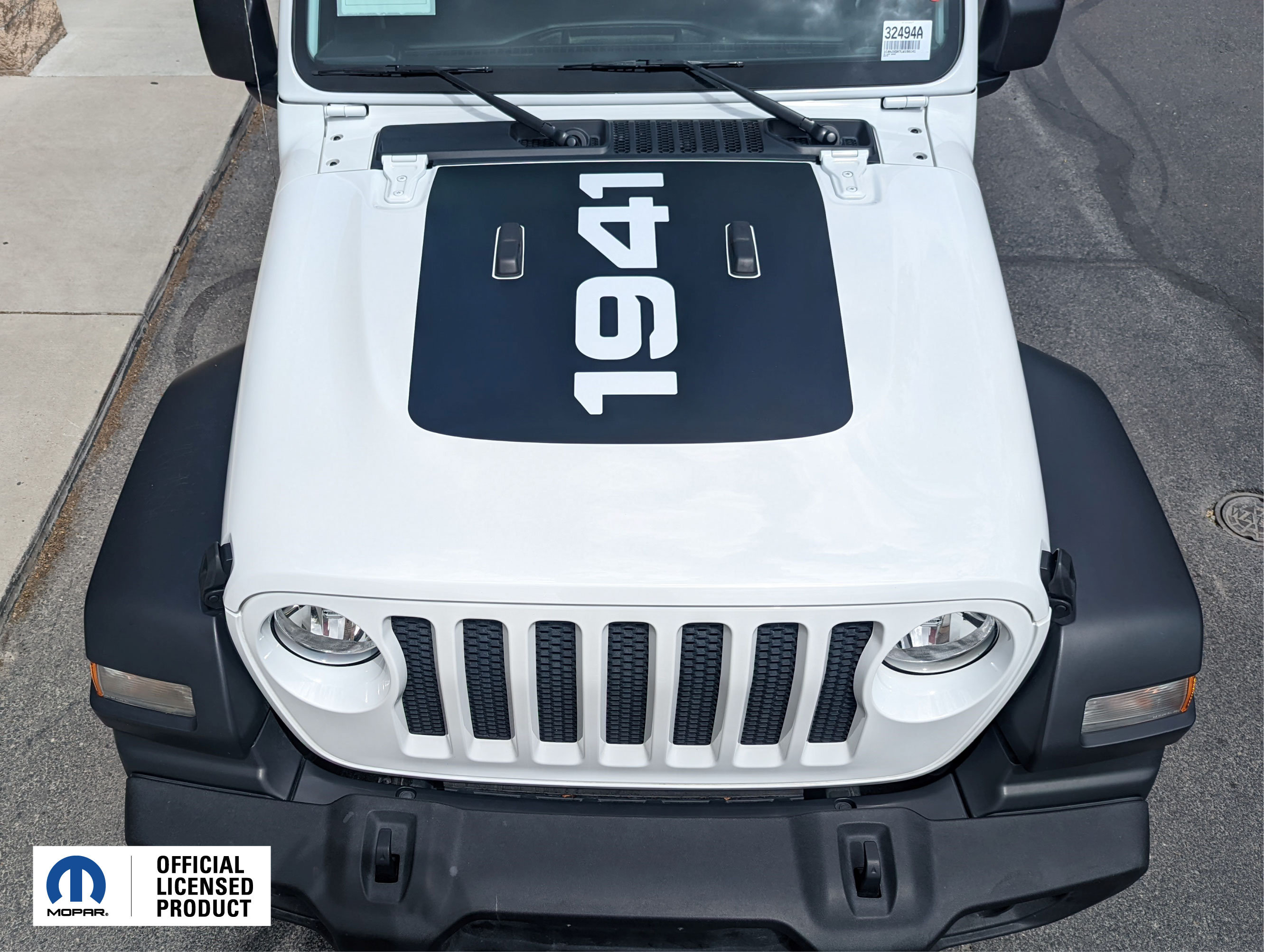 FITS 2018-2025 Jeep JL JT Wrangler Gladiator Hood Stripe Vinyl