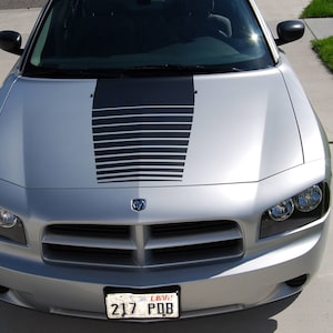 Fits 2006-2010 Dodge Charger Hood Stripe Graphics