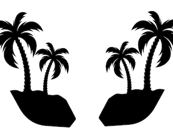 passt 2018-2025 jeep JL Wrangler JT Gladiator Fender Palme Vent Vinyl Aufkleber Grafiken