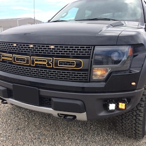 2010-2014 Ford Raptor Grille Vinyl Letters With Outlines