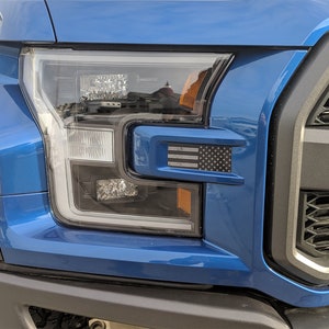 2017-2020 Ford Raptor Subdued Flag Grille/Headlight Insert