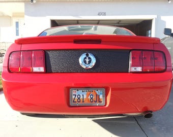 Calcomanía para la tapa del maletero de la luz trasera en forma de panal de abeja del Mustang 2005-2009