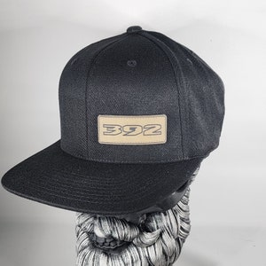 New Side 392 Hat V1 Flexfit 110 Snapback Leatherette Hat Patch