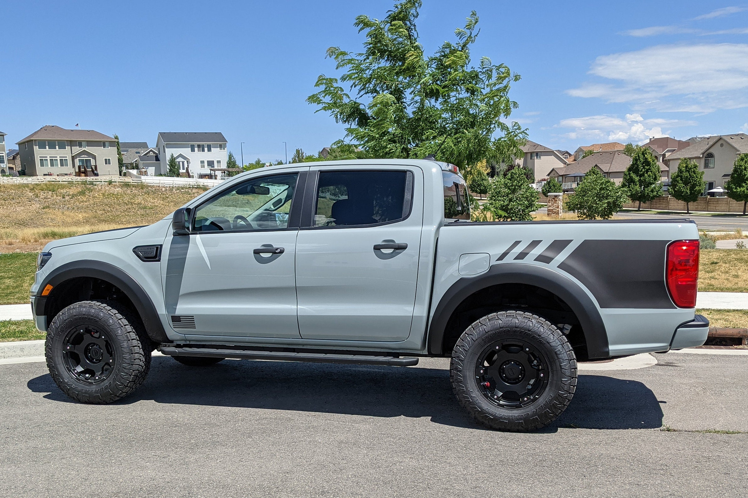 2019-2023 Ford Ranger Bed Graphics Vinyl Stripes