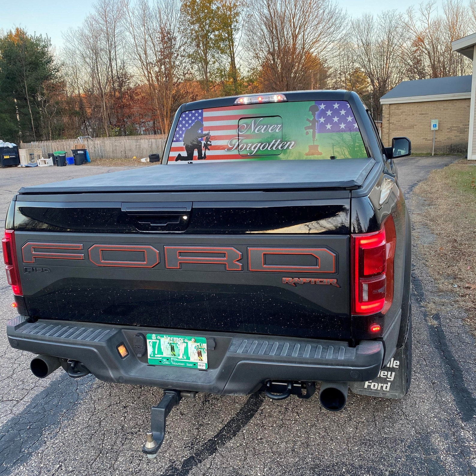 2017-2020 Ford Raptor Tailgate Letter Outlines Vinyl Decals - Etsy