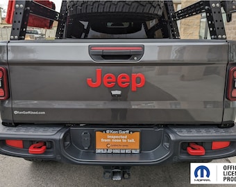 Fits Jeep 2020-2026 JT GLADIATOR JEEP Tailgate Overlay Vinyl Decals Sticker