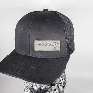 New SRT Hellcat Hat V1 Richardson 112 Leatherette patch