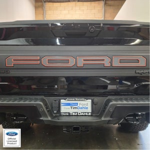 Contornos de letras para portón trasero de Ford Raptor F-150 2024-2025 - Calcomanías de vinilo F150