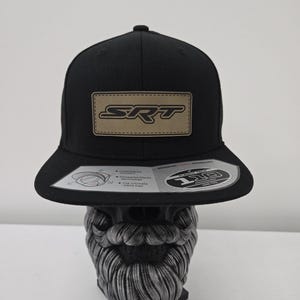 New SRT Hat V1 Flexfit 110 Snapback Leatherette Hat Patch