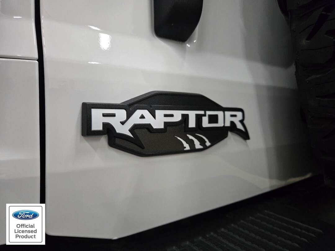 2022-2026 Ford Bronco Raptor Tailgate Inlays - Vinyl Decals Stickers ...