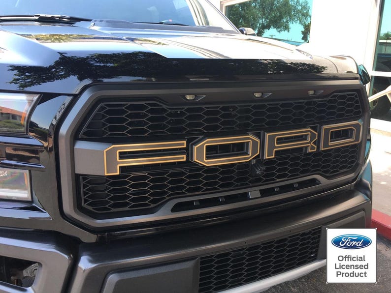 2017-2020 Ford Raptor Grill Letter With Outlines Vinyl Decal - Etsy