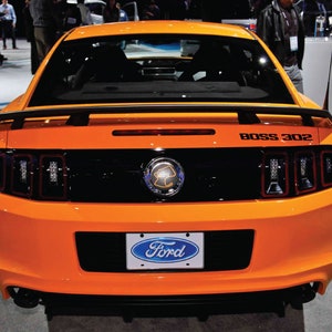 Ford Mustang Boss 302 rear decal - 2010-2014