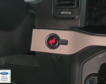 PAST 2021-2026 Bronco met ponysticker sticker voor start/stop-knop