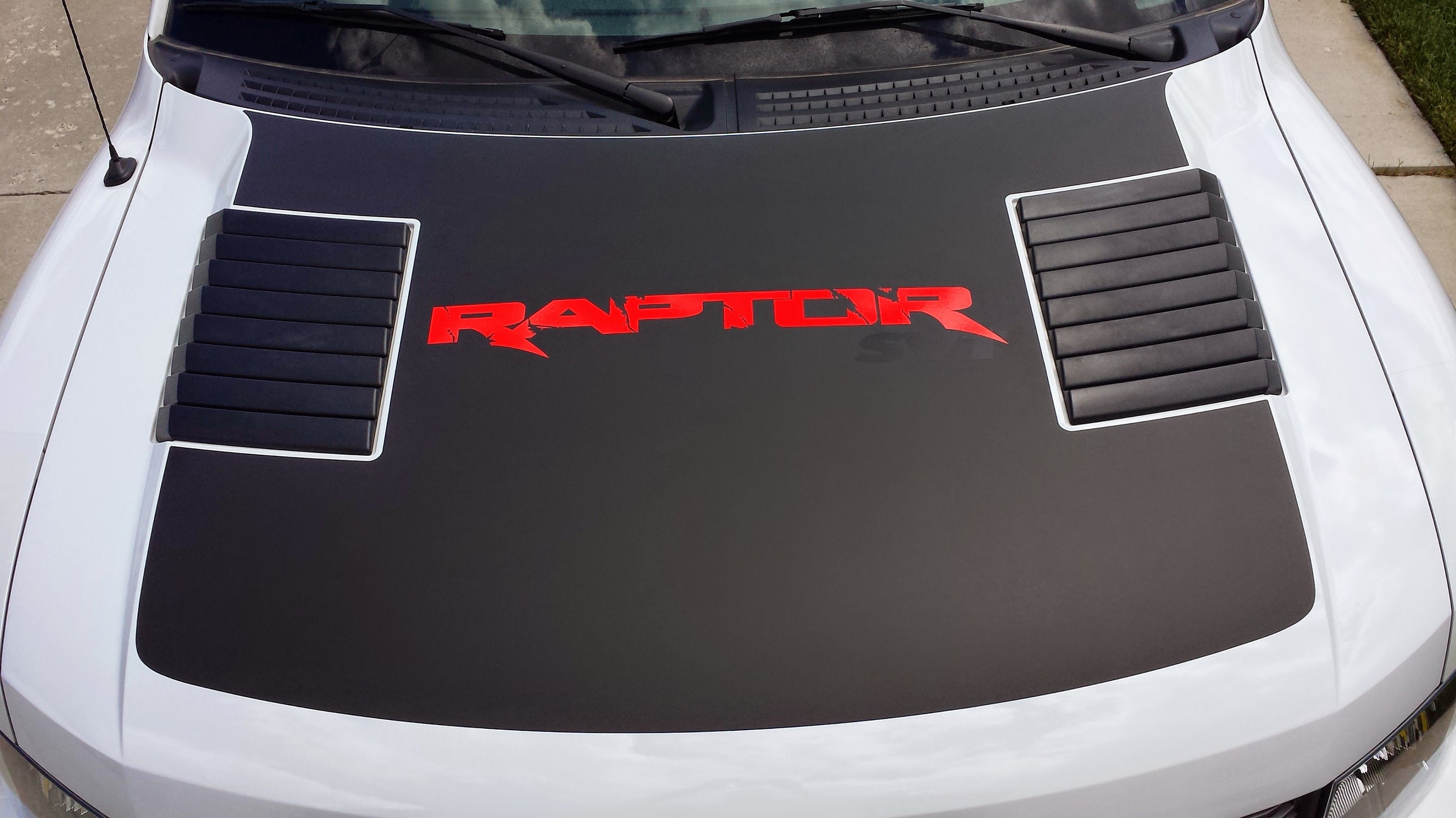 Ford Raptor Roush Graphics 2010-2014 Ford Raptor SVT Hood Graphics - Etsy