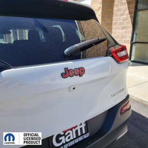 Fits 2014-2018 Jeep Cherokee tail emblem overlays vinyl sticker