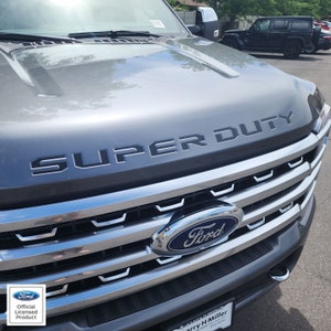 Inserções de letras de capô Super Duty 2023-2025