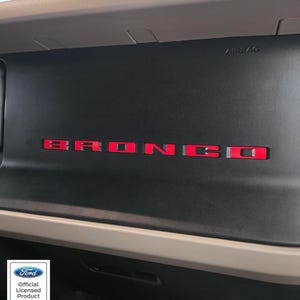 2021-2026 Ford Bronco Dash Letters - Vinyl Decals Graphics Stickers - Etsy