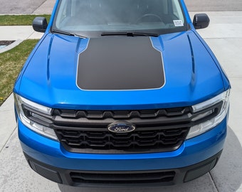 2022-2024 Ford® Maverick Hood Stripe Decal W/ Pinstripe