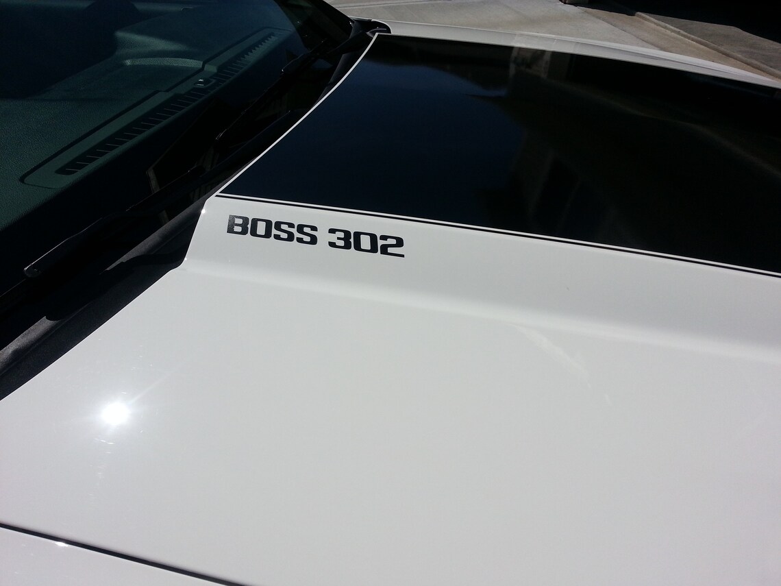Boss 302 Sticker Ford Mustang Boss 302 Hood Decals - Pair 2010-2014 - Etsy
