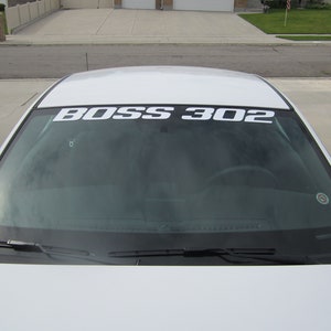Mustang Boss 302 Baner na przednią szybę