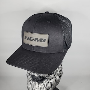 New Hemi Hat Richardson 112 Leatherette Hat Patch