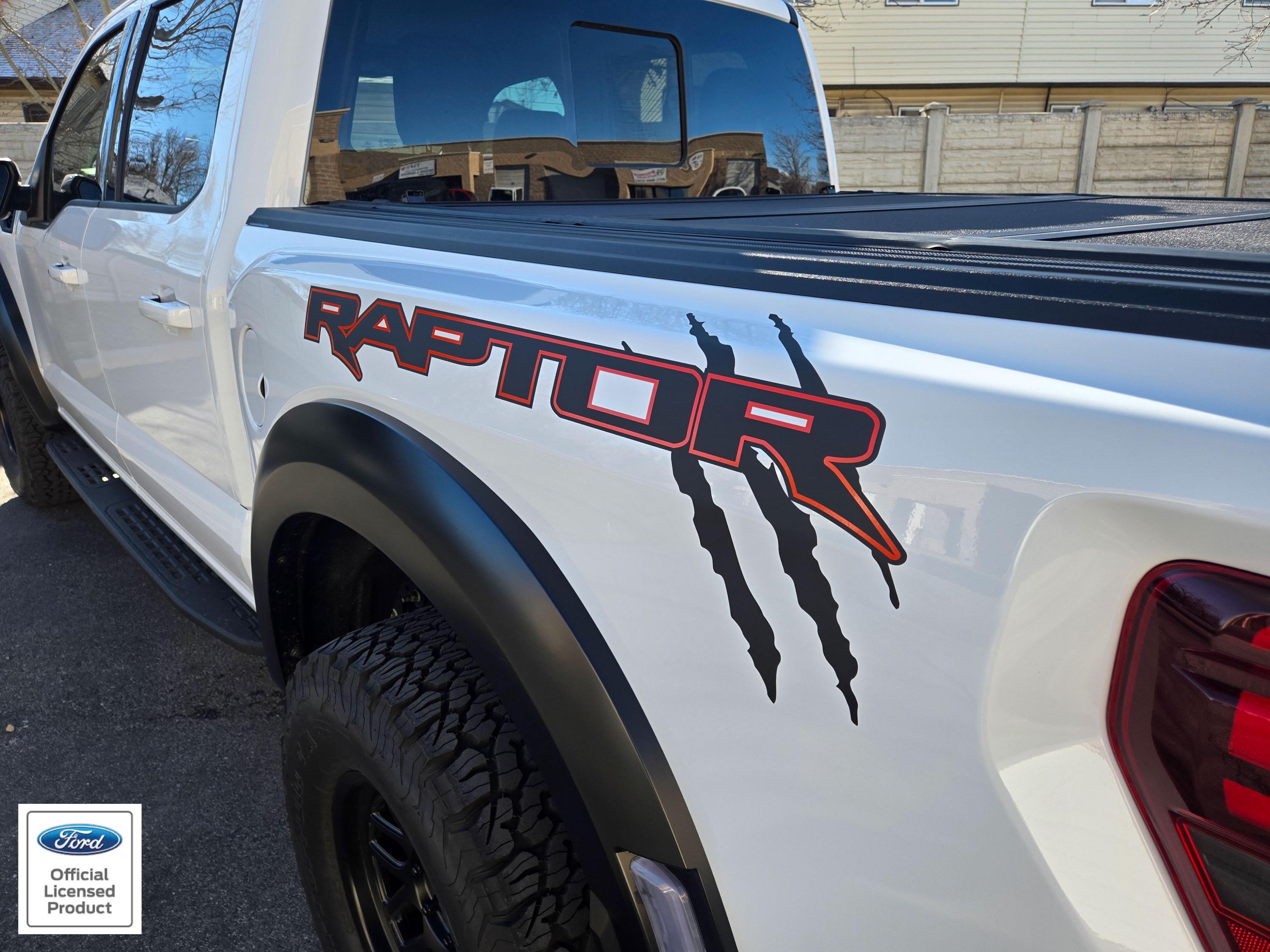 2021-2026 Ford F150 Raptor Bed Graphics Slash With Outlines Graphic ...