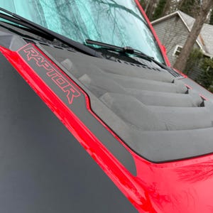 2017-2020 Ford F150 Raptor Hood Cowl Vinyl Decals Stickers