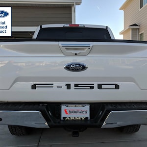 2018-2020 Ford F-150 letra del portón trasero F150 inserciones de vinilo calcomanías pegatinas