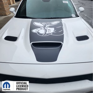 Fits 2019-2023 Dodge Challenger Hood Decal Scat Pack Bee Graphics ...