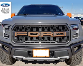 Calcomanía de vinilo con letras y contornos para la parrilla del Ford Raptor 2017-2020