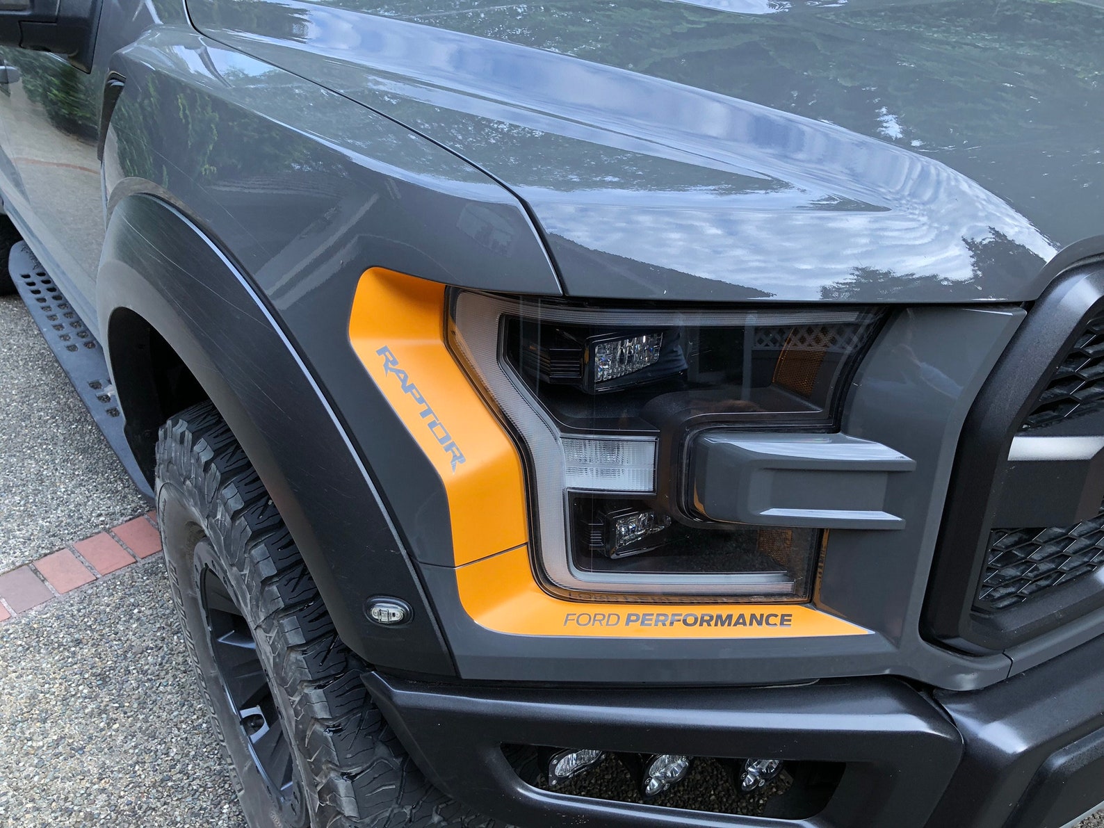 2017-2020 Ford Raptor Headlight Accents W/ FORD PERFORMANCE & RAPTOR - Etsy