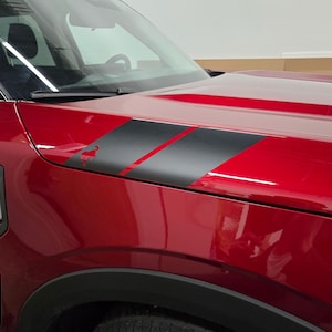 2021-2025 Ford Bronco Sport Pony Hash Stripes - vinyl decals graphics stickers - Pair