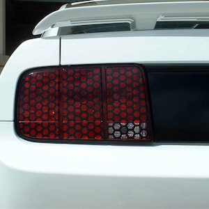 2005-2009 Mustang Honeycomb Taillight Decals