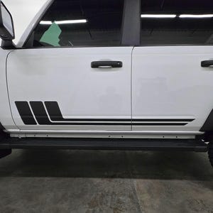 2021-2025 Ford Bronco Lower Side Stripes - Vinyl Decals Graphics Stickers - Pair