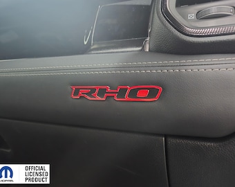 Calcomanías de vinilo con emblema superpuesto para tablero de instrumentos FITS 2025 Ram RHO