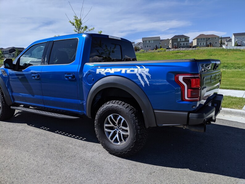 2017-2020 Ford Raptor Bed Graphics W/ Slash - Etsy