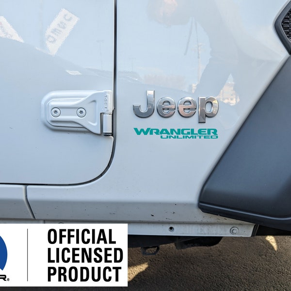 Fits 2018-2023 Jeep Wrangler Unlimited fender decals vinyl sticker - pair