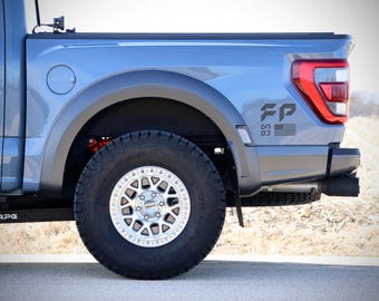 2021-2026 Ford Raptor F150 FP Gen 03 bakre kvartsdekaler i vinyl – par