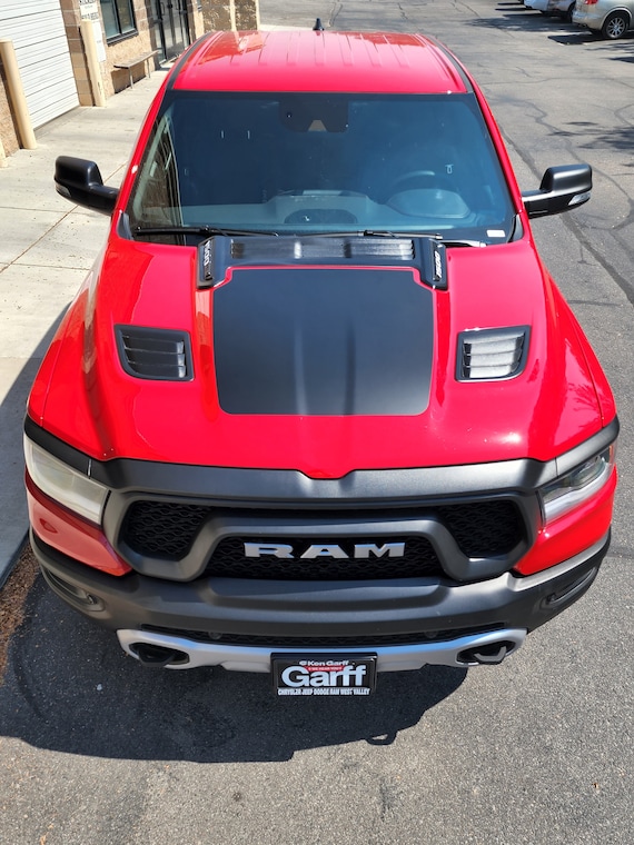 Dodge ram store hood stripes