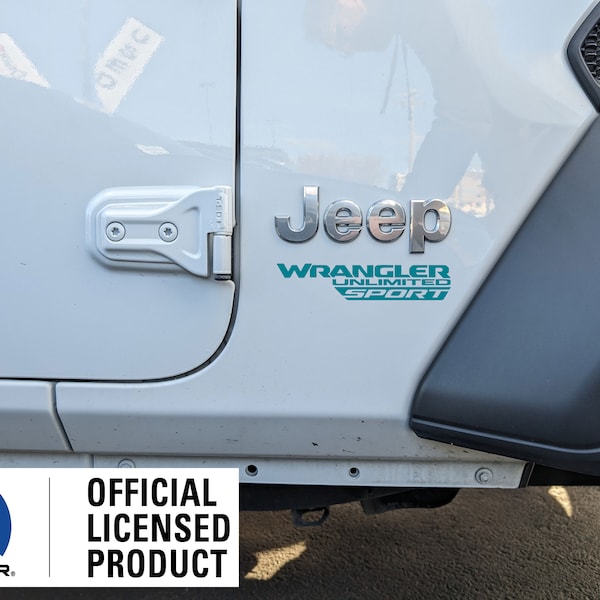 Fits 2018-2023 Jeep Wrangler Unlimited Sport fender decals vinyl sticker - pair