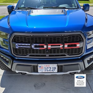 2017-2020 Ford Raptor American Flag Grille Letters