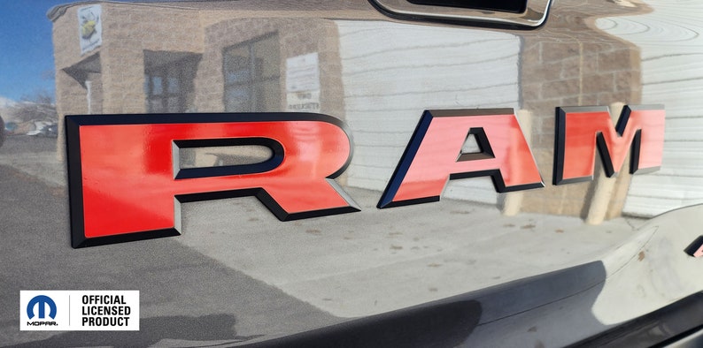 FITS 2025 Ram RHO Tailgate Ram Emblem Overlay Decals Vinyl Stickers - Etsy
