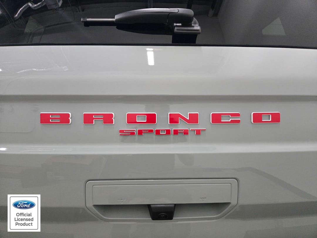 2021-2025 Ford Bronco Sport Tail Letters - Vinyl Decals Graphics ...
